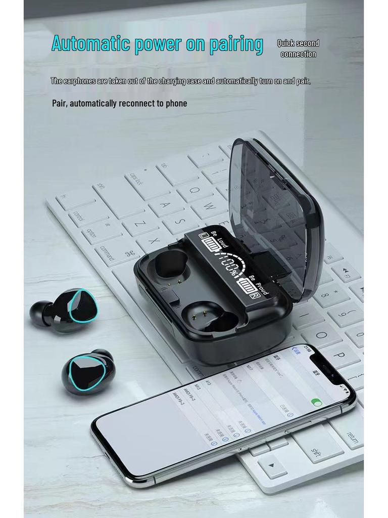 2024 True Wireless Noise-Cancelling Sport Earphones for Men & Women, Compatible with Huawei & Apple