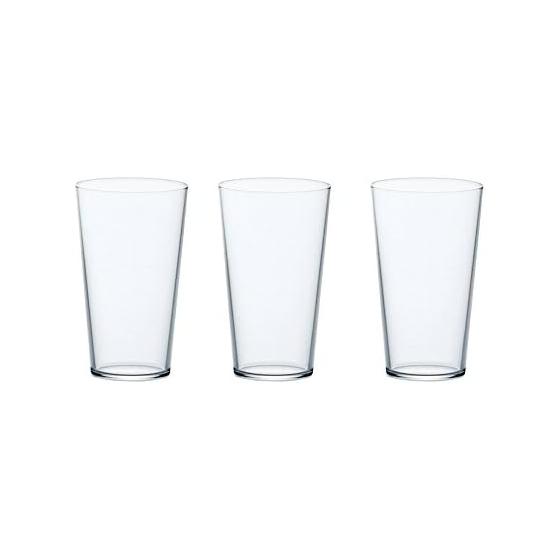 ADERIA [Tenel Tumbler 6 180ml Set of 3 Good Design Award Winning Dishwasher Safe Made in Japan L6647] Glass Clear Highball Cup Wedding Gift Beer