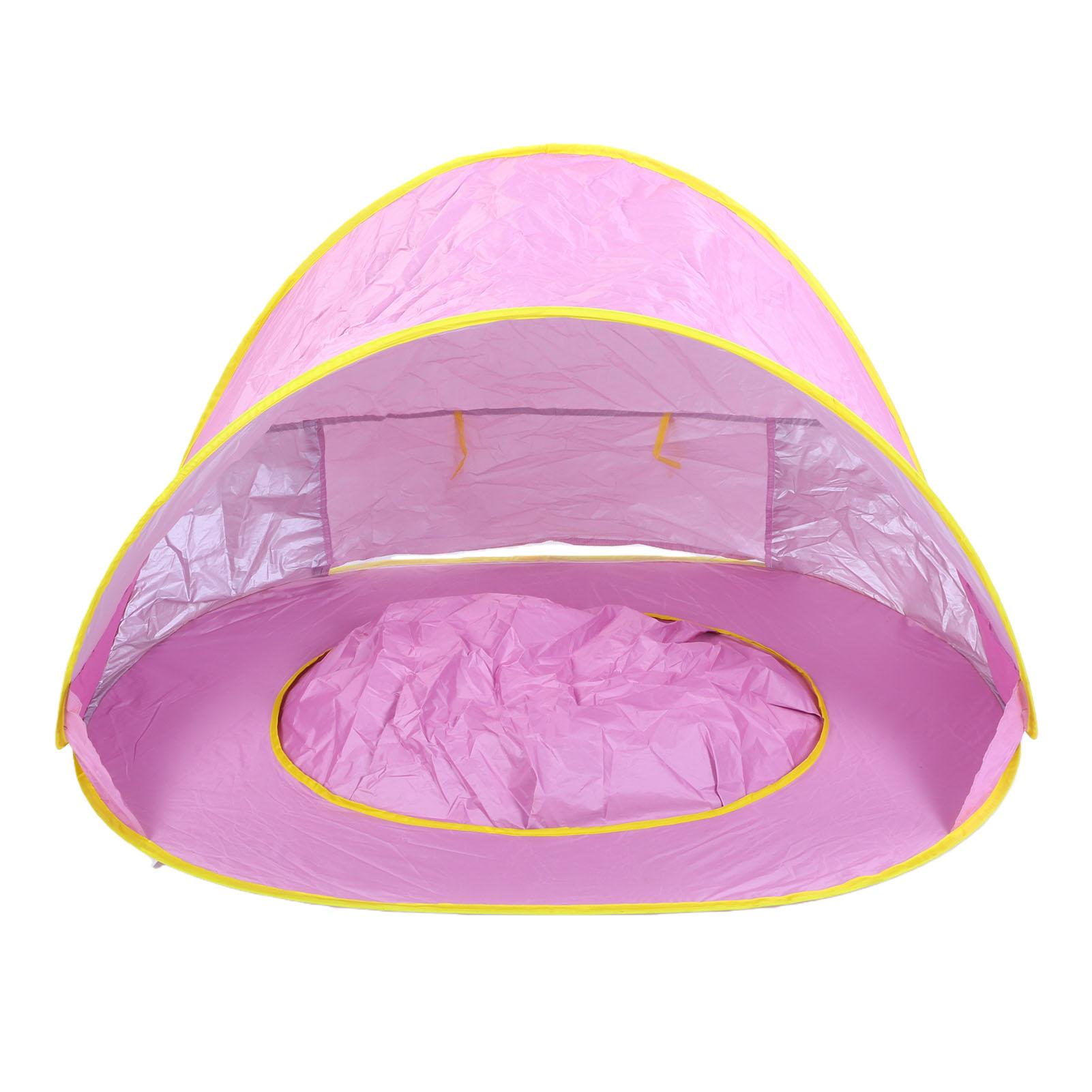 Pop Up Beach Tent Roseate Easy Setup Portable Baby Sun Shade Play Tent with Pool for Outdoor Camping Picnics