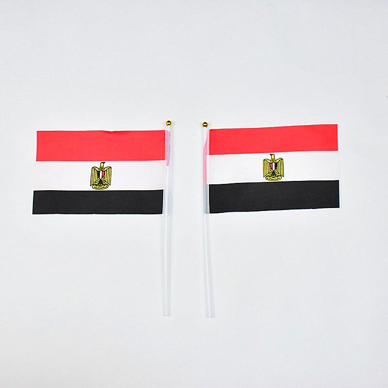 Egipt 10 sztuk flag do machania 14*21 cm