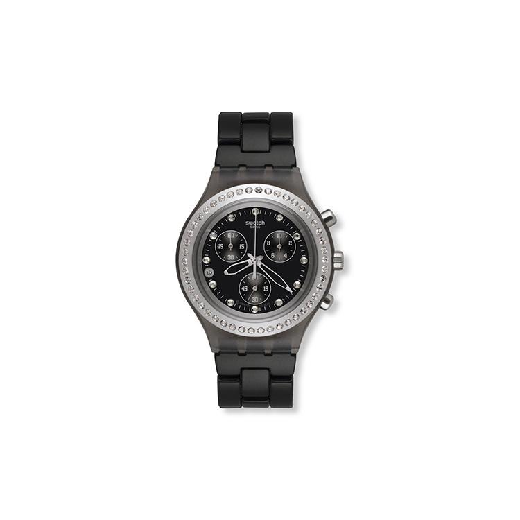 SWATCH Men 50.4mm Black Watch SVCM4009AG SVCM4009AG Black