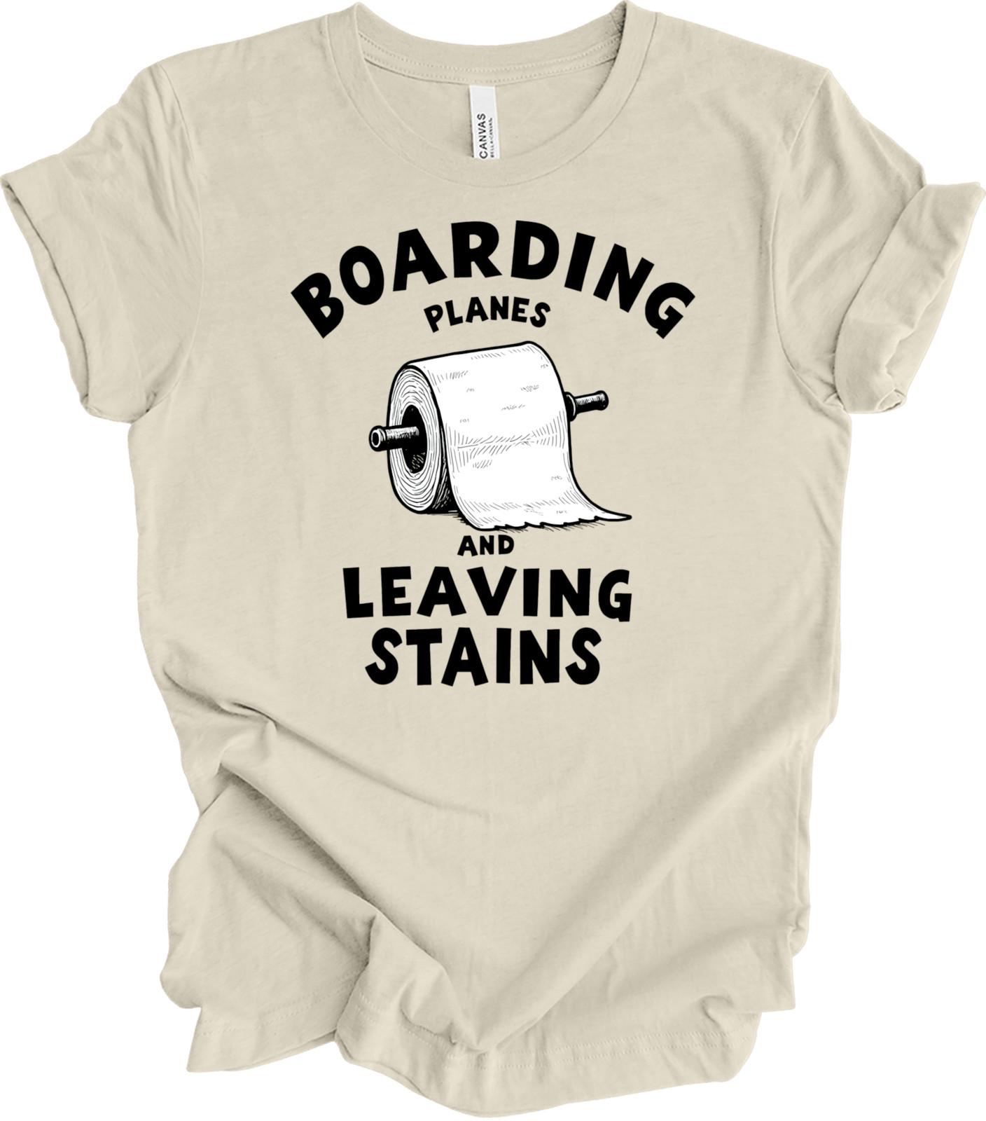 Funny Travel Humor Design - Cheeky Toilet Paper Graphic - Bold Slogan T-shirt XXXL