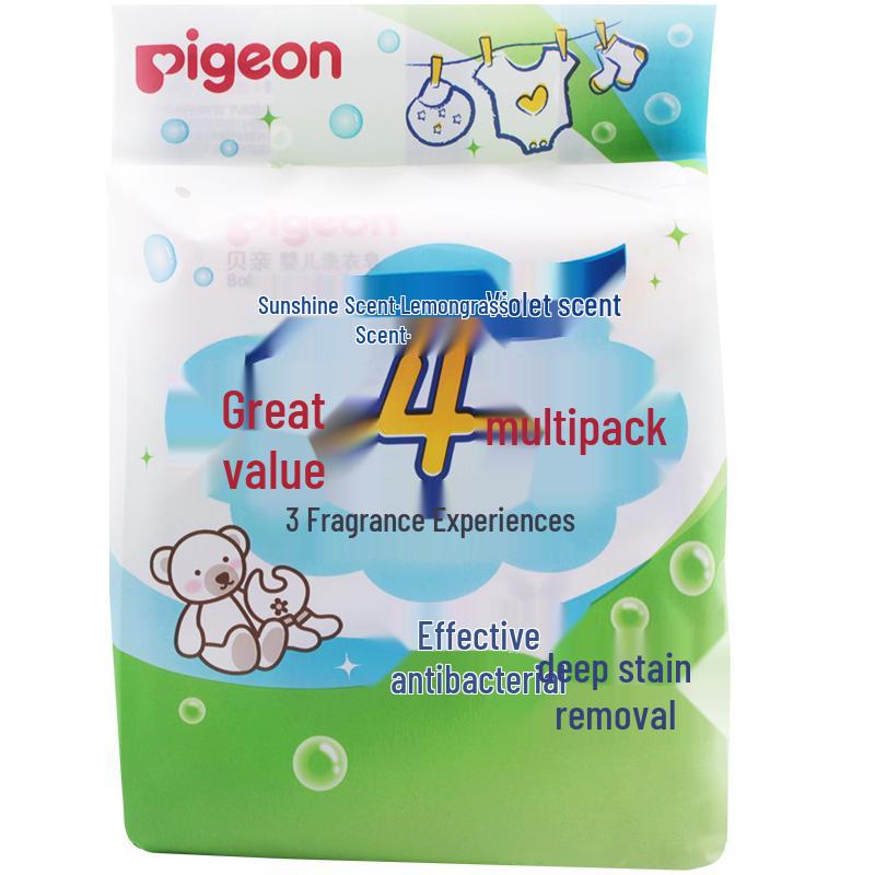 Pigeon Antibacterial Baby Laundry Soap 120g X 10-Pack