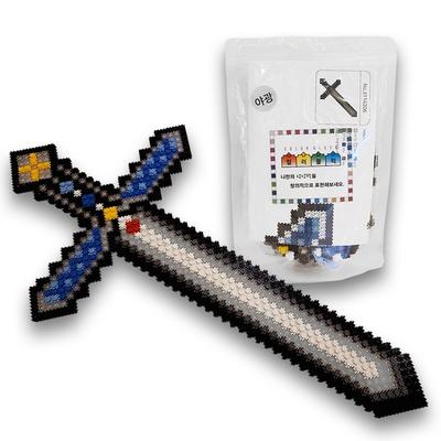 Color Block Luminous Large Sword Nanoblock, Mixed Colors, Korean Popular Toys
