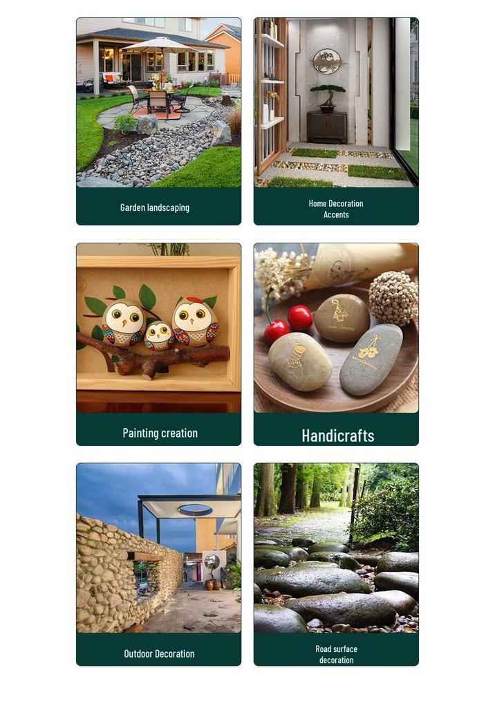 Yuhua Stone Fish Tank Decor: Warm Goose Stones, Scenic Pebbles, Agate Colored Mini Stones for Aquarium & Flower Pot Landscaping