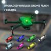 Drone Strobe Light 7 Color Motorcycle Taillights USB LED Anti-Collision Bike Aircraft Night Flying Flashing Warning Signal Light