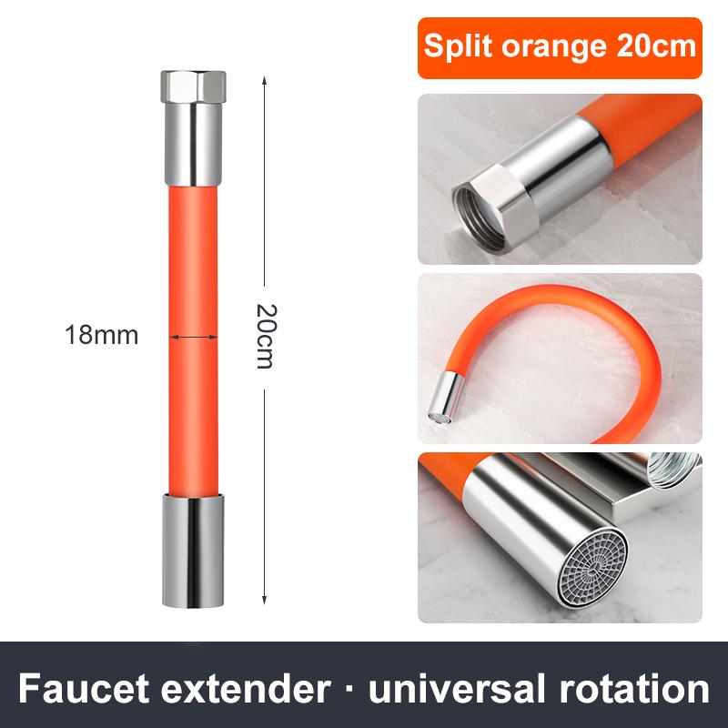 360° Rotating Silica Gel Faucet Extender Flexible Bending Bathroom Faucet Sink Universal Splash Extender Kitchen Accessories