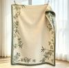 Autumn and winter new versatile jacquard scarf women's high-end fashion air-conditioned room shawl with thickened warm scarf