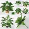 Faux Plant Wall Panel With Plastic Monstera Deliciosa Liebm For Office And Home Decor