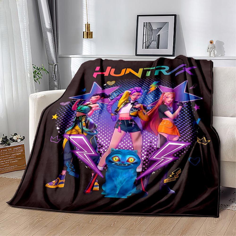 Huntrx Blanket Soft Sofa Couch Office Bed Picnics All-Season Use Versatile Accessory Birthday Christmas Gift Blanket Y25