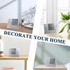 Aluminum Alloy Perpetual Calendar Mini Standing Monthly Desktop Calendar  Home