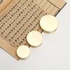 Brass Paperweights Heavy Paper Compact Portable Decorative Weight Block Stability Desktop Ornament