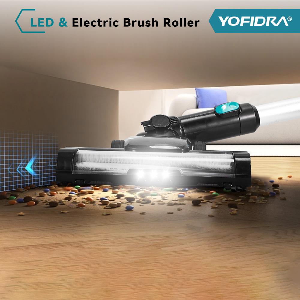 Yofidra 1800W Bürstenloser Staubsauger 30KPa 1,5L Tragbar Leistungsstarke Saugkraft Haushaltsreinigungswerkzeuge Für Makita 18V Akku Pin