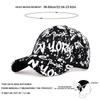 Unisex Brief Graffiti Druck Baseballkappen Frühling und Herbst Outdoor Verstellbar Lässige Hüte Sonnenschutzmütze