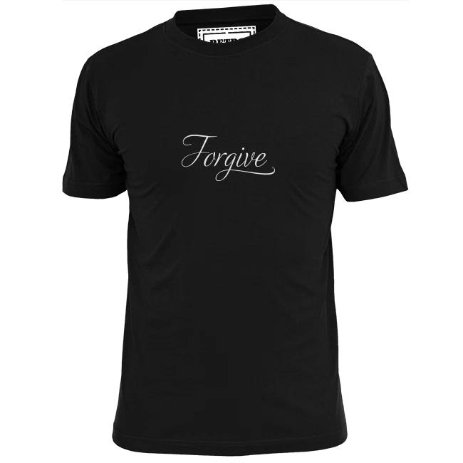 Mens Forgive T shirt Statement Peace Harmony Love S