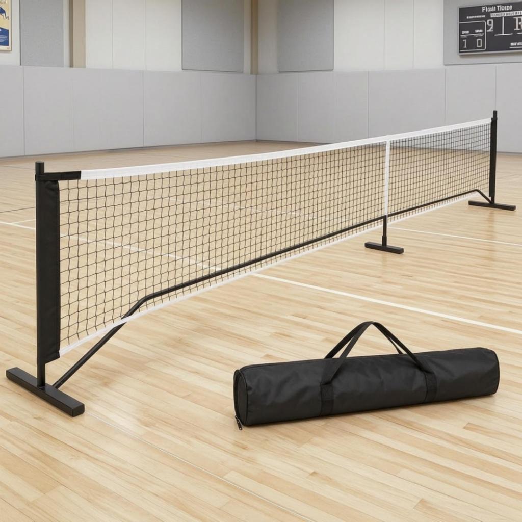 Pickleball Net with Bag Portable Metal for Backyard, Driveway,