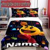 3pcs Duvet Cover Set (1*Duvet Cover + 2*Pillowcase, Without Core), Custom Name PAC Pattern Bedding Set, Home Bedroom Decor Gift