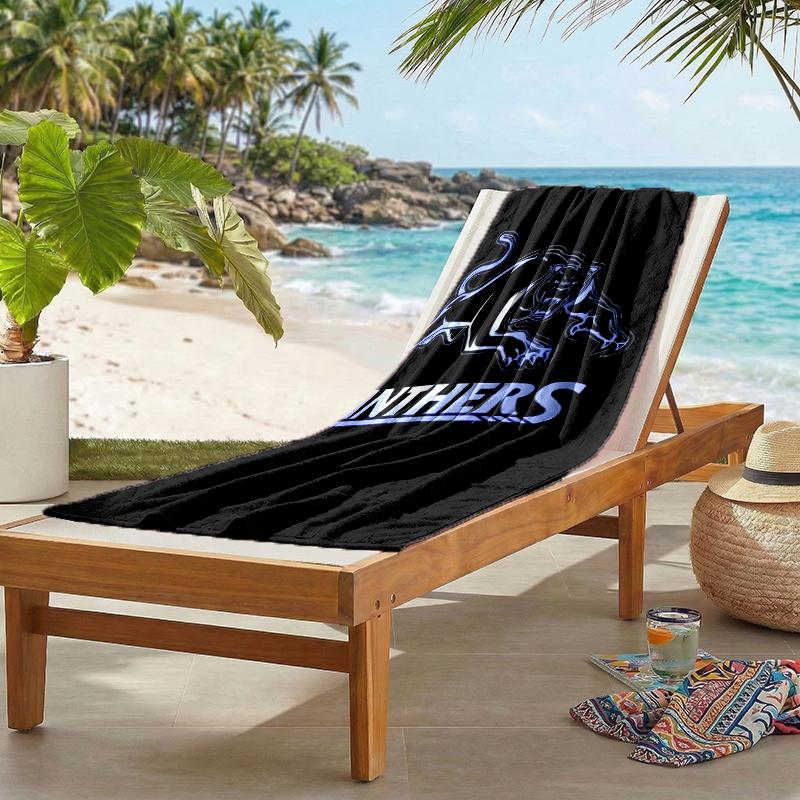 Panthers Fashion Beach Towel: Ideal for Summer Adventures Soft, absorbent and quick drying suitable for swimming and bathing