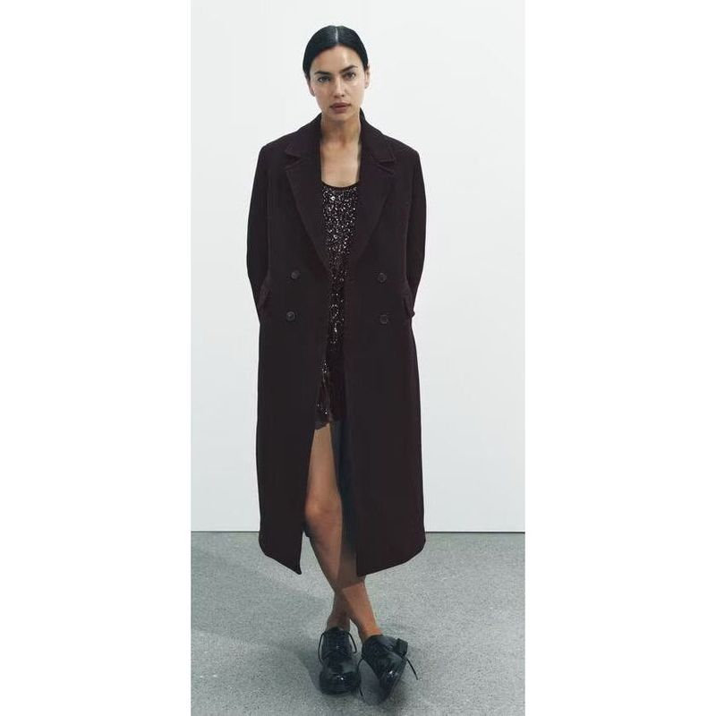 Za Autumn and Winter New Arrivals Women's Clothing Zr European and American Style Export Fashion Casual Blended Coat Jacket 9231756