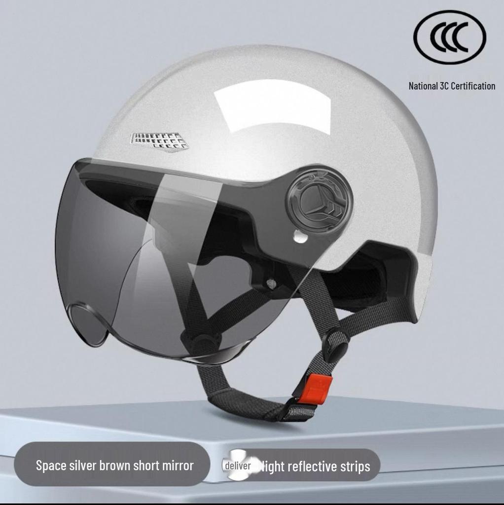 Universal Electric Motorcycle Helmet: Sun Protection, All-Season Safety for Men & Women