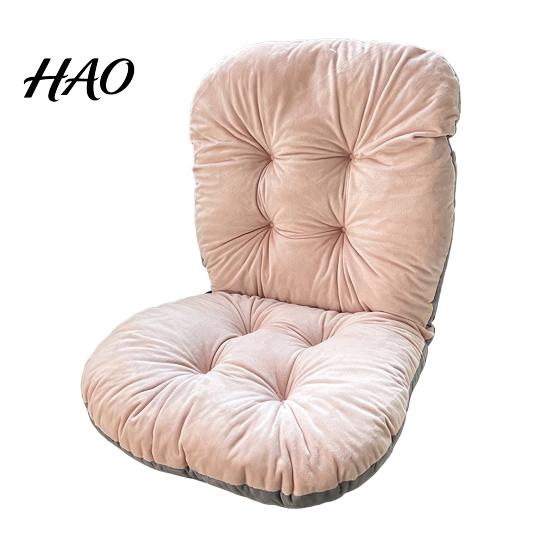 Cozy Chair Pad for Sitting Cushion with Back Support, Plush Seat Washable Ties, Soft Warm Office Dining Chairs Thickened Home