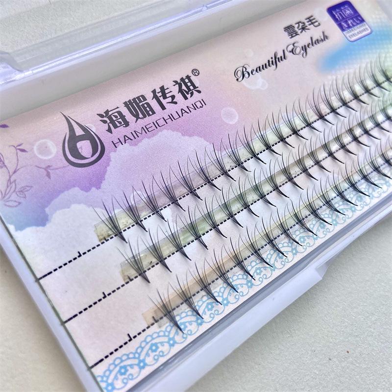 5-Pack Self-Grafting Natural Flower Flat False Eyelashes