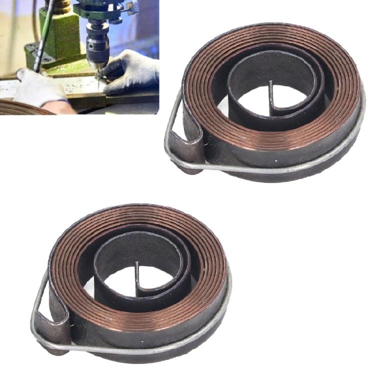 2 Pezzi Molla per Trapano a Colonna Molla di Ritorno per Canotto Trapano a Colonna 1540x10mm/60.63"x0.39" Acciaio per Molle