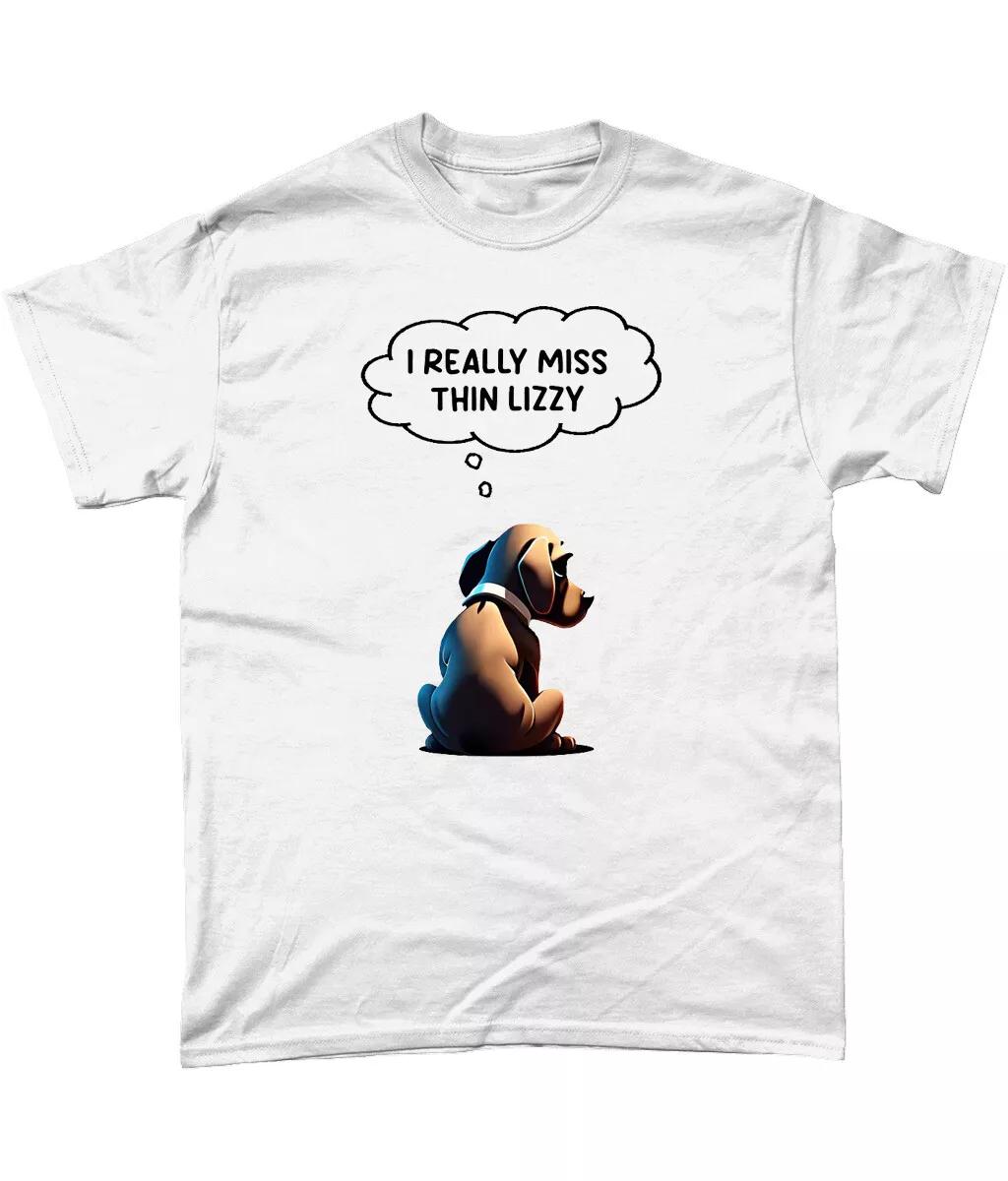 

I Really Miss Thin Lizzy T Shirt Gary Moore Phil Lynott 4XL