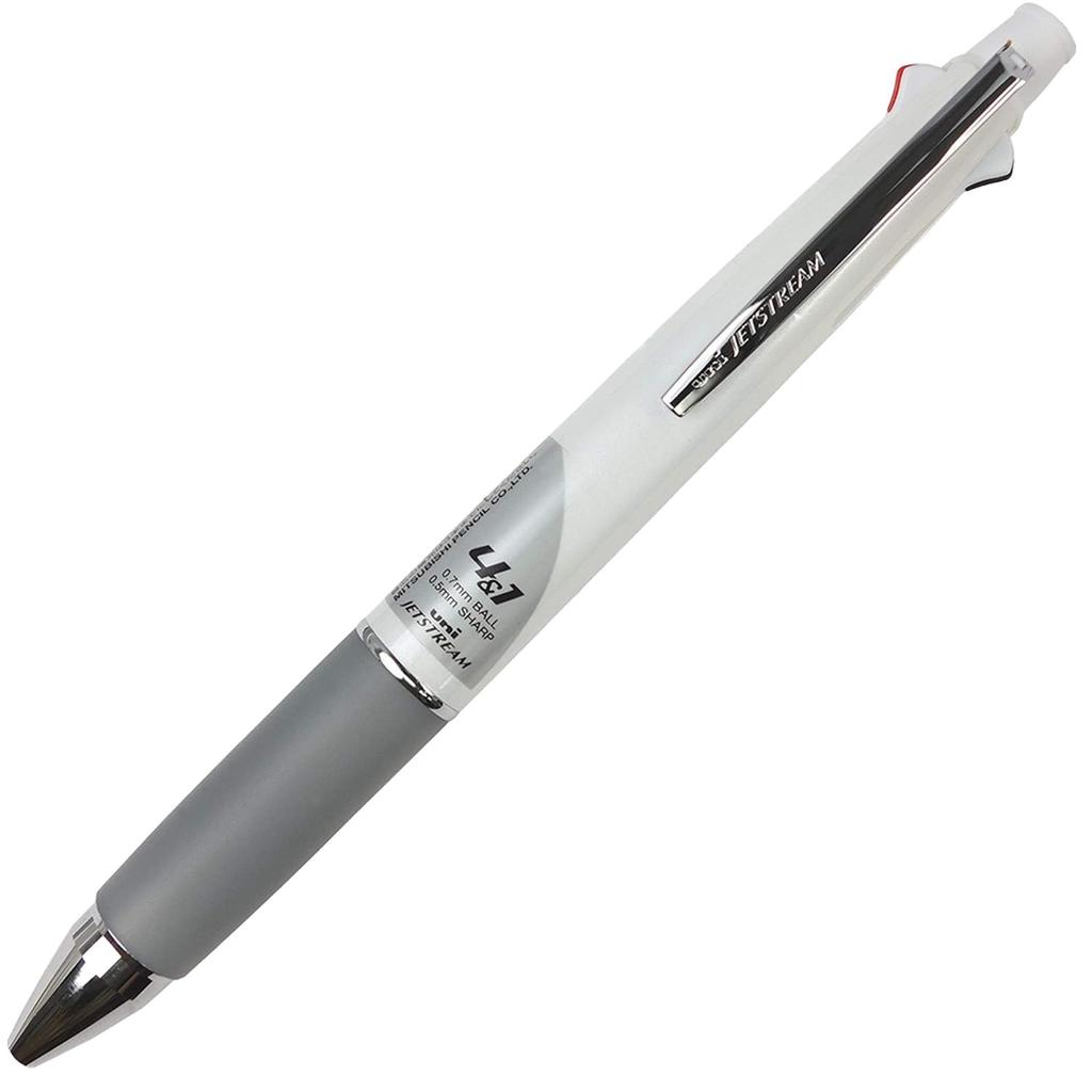 Mitsubishi Uni Multifunkční pero Jetstream 4&1 0,7mm Bílé - Hladké psaní MSXE510007.1