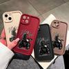 Soft Silicone Square Ladder Printing Pattern Phone Casing Full Cover Camera Shockproof Protection Rubber Case for Samsung