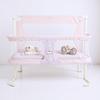 3 in 1 Baby Crib for Newborn Side Bed Guard Portable Foldable Baby Bed Bassinet Bedside Sleeper