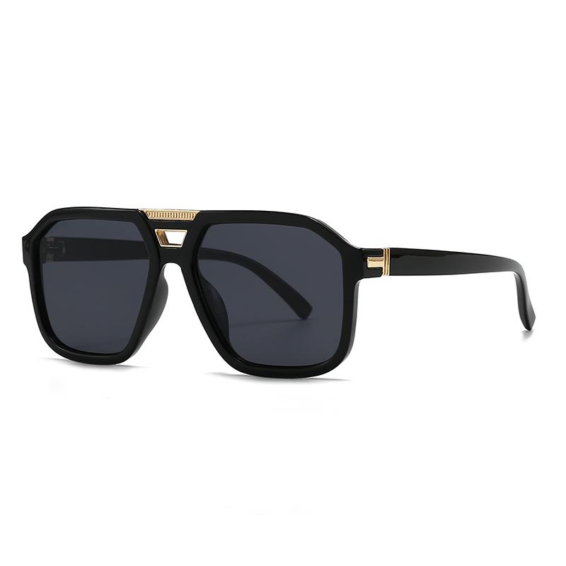  Export New Modern Retro Large Frame Men'S Sunglasses Ins Style Street Shooting Big Brand Ink Lh290