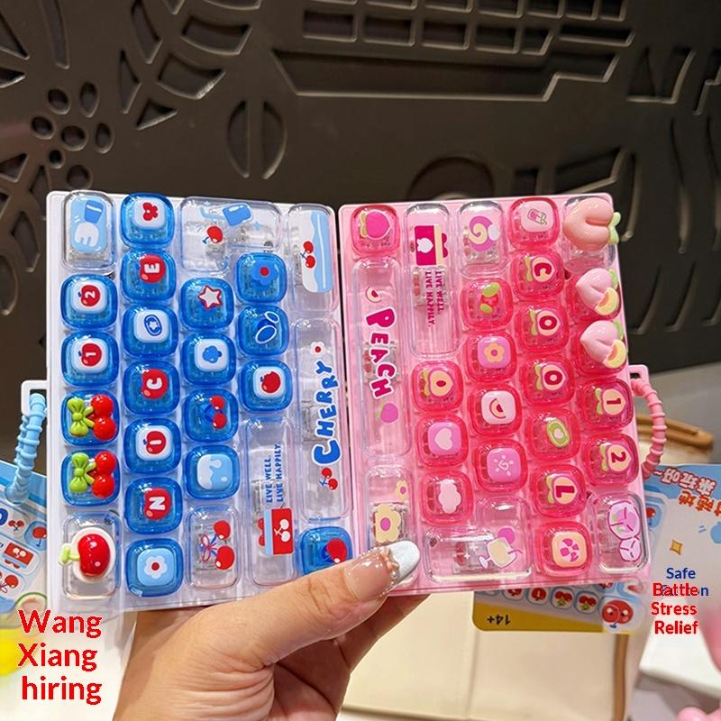 Cute Kawaii 3D Cartoon Keycaps With Cherry Peach Themes And Soft Touch Finish Perfect For Mechanical Keyboard Gaming Decoration