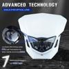 PowerZone LED Motorcycle Headlight For Yamaha WR250F WR450F YZ250F YZ450F 250F 450F MX Enduro Dirt Bike Head Light
