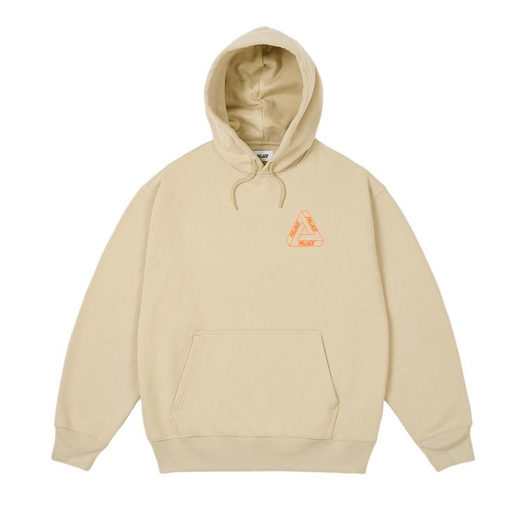 

Palace Glow Tri-Ferg Hood Stoney Grey Unisex Tops P27CS173 L