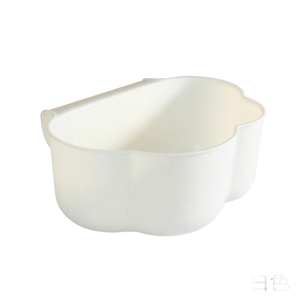 Cloud Shaped Kitchen Wall Mounted Trash Bin Plastic Waste Container Hanging Garbage Can for Small Spaces