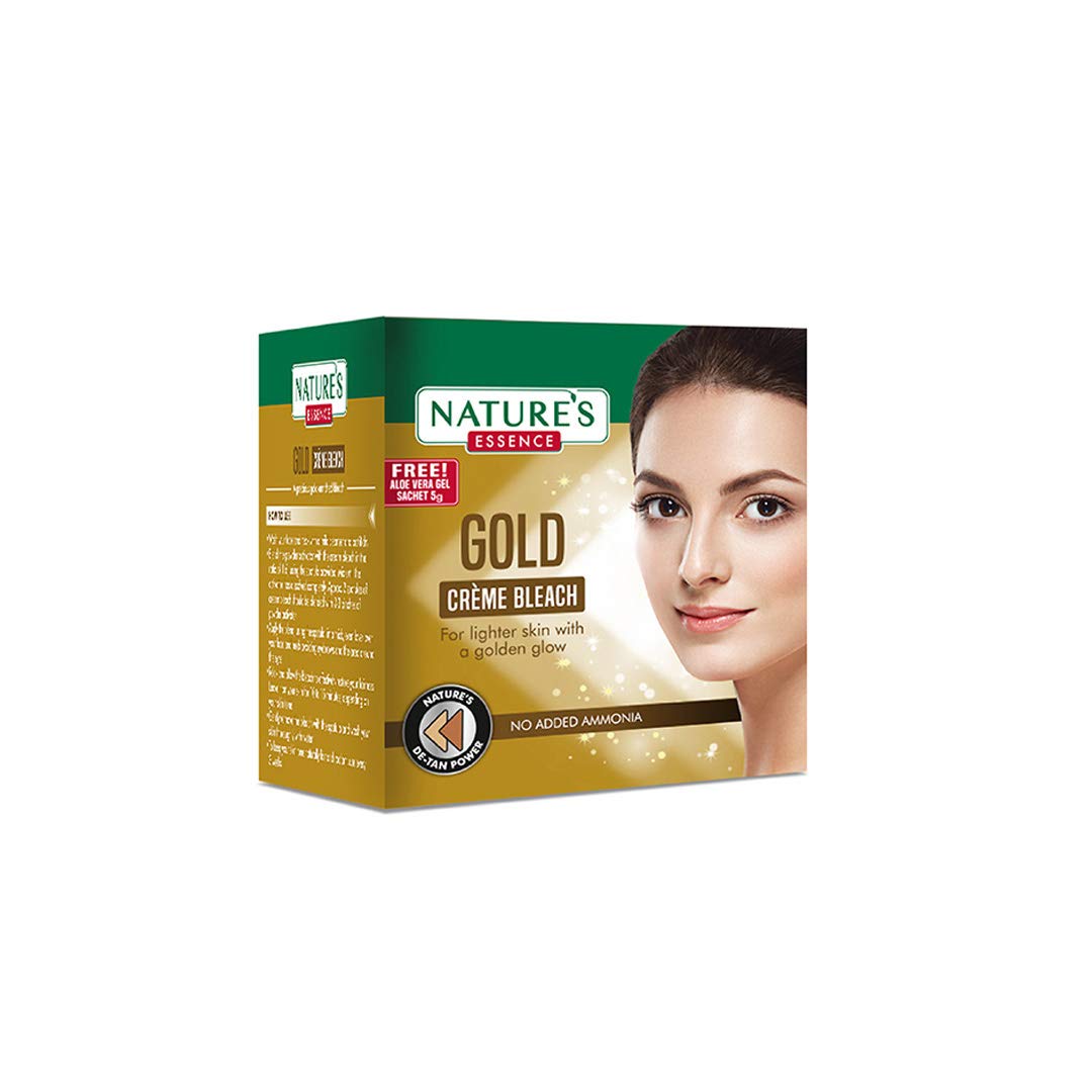 NATURES ESSENCE Gold Creme Bleach, 43 gm