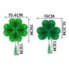4pcs Paper St. Patrick's Day Clover Pendant Happy St. Patrick's Day Decor  Festival Party Decoration