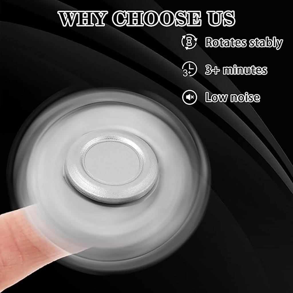 Three In One Fingertip Gyroscope Zinc Alloy Edc Toy Brand Promotion Magnetic Absorption Decompression Tool