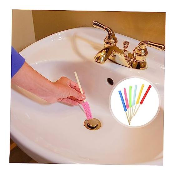 SECFOU 6-Pack Multipurpose Cleaning Stick, Glass Bottle Brush, Gap Cleaning Goods, Kitchen Cleaning, Dust Removal, Laundry Cleaner, Easy Cleaning,