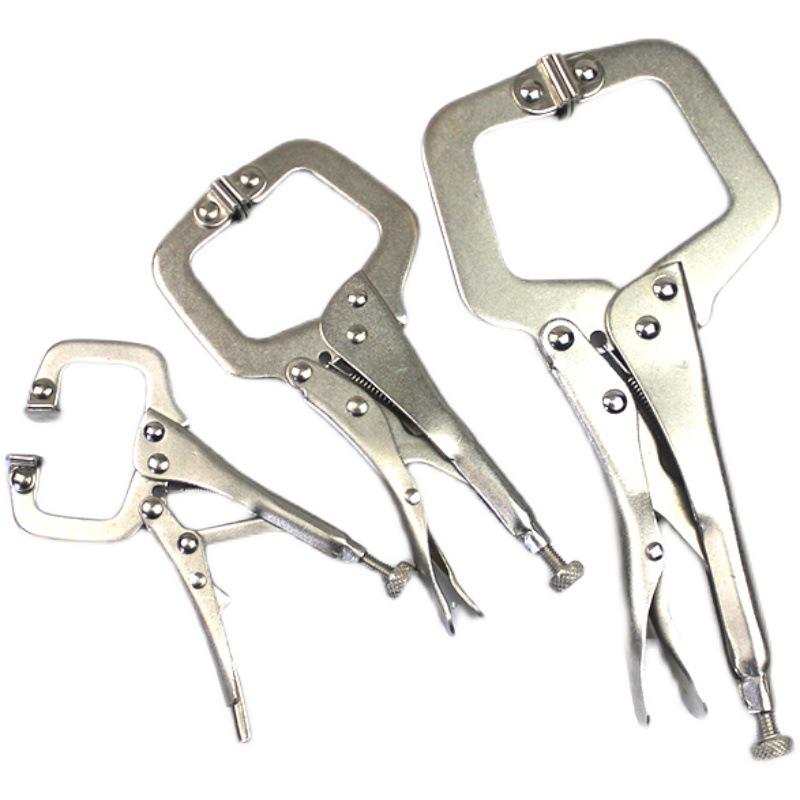 Schraubstock Multifunktionale Universelle C-Typ Druckzange - Industriequalität Holzbearbeitungs-Spannwerkzeug, 6"-18", Fixierzange