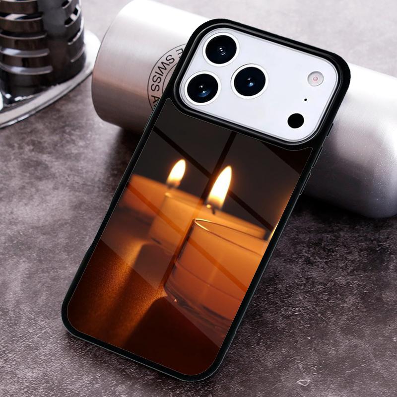 

Candle Phone Case For iPhone 17 16 15 14 13 12 11 Pro Max Plus 17Air Soft Silicone Cover iPhone 15 Pro Max