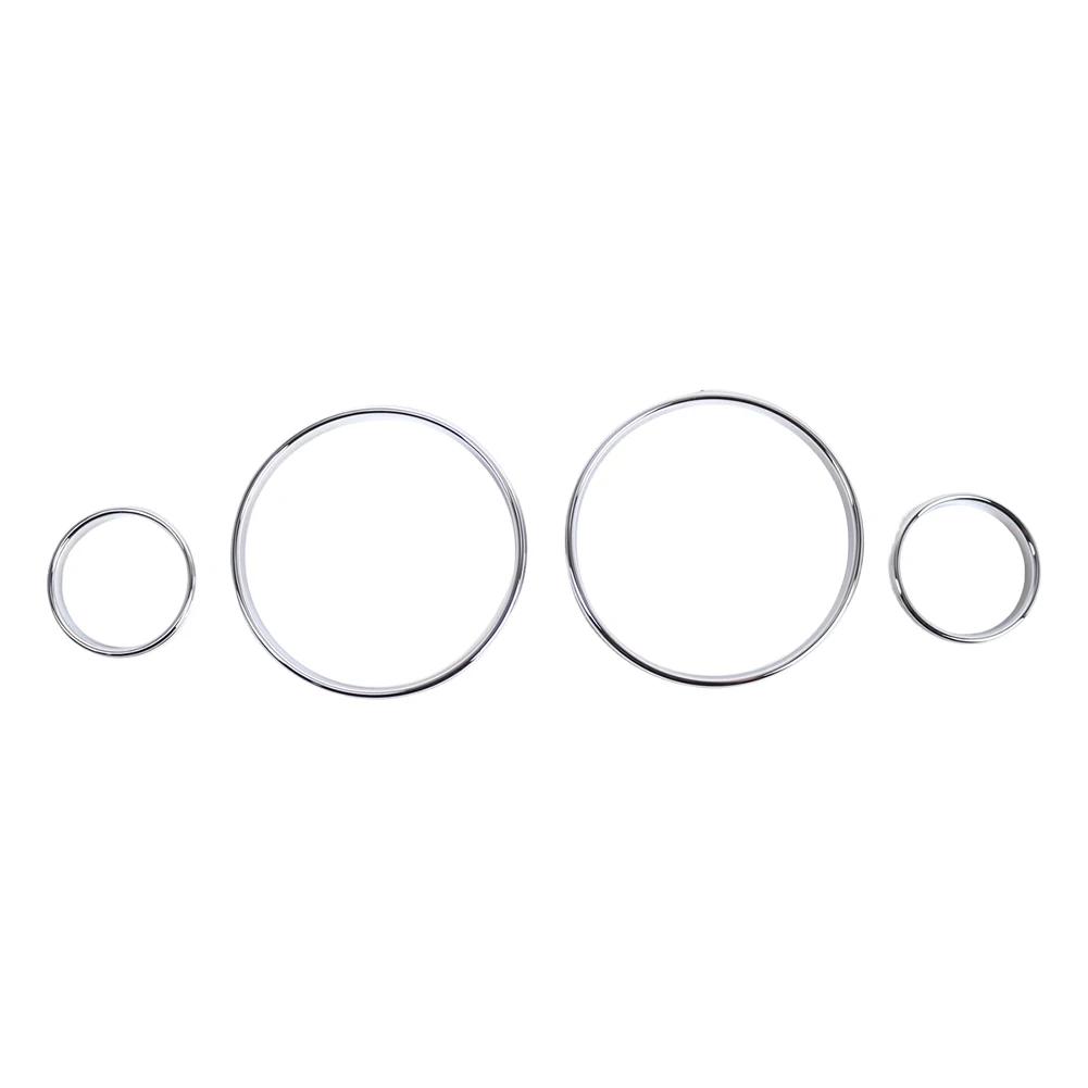 Chrome Dashboard Dial Gauge Rings Bezel Trim Gauge Cluster Dashboard Rings Bezel for BMW 5 Series E39 7 Series E38 X5 E53