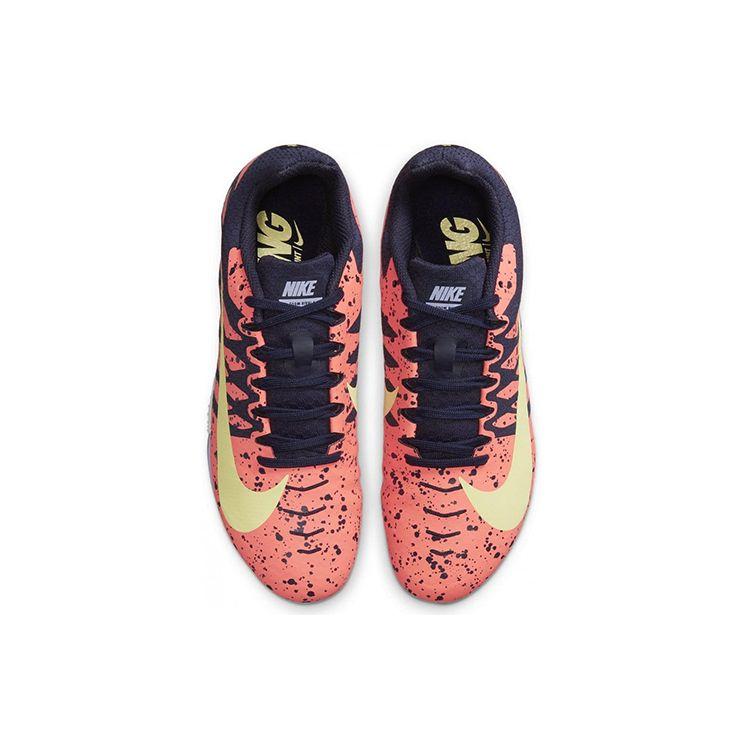 Nike Zoom Rival S 9 Paint Splatter - Bright Mango Zitron Women Sneakers Orange Blackened-Blue Purple-Pulse 907565-801