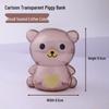 Clear Bear Coin Bank & Candy Jar for Kids' Birthdays
