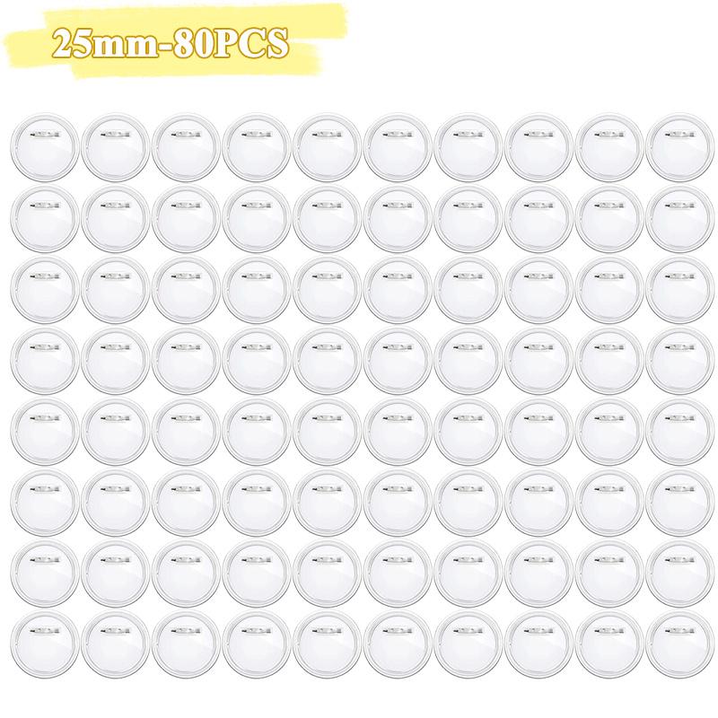 DIY Round Pin Button Maker Kit Craft Custom Name Tags Brooches & Cosplay Accessories for Parties & Events