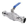 Press Ball Valve 304 Stainless Steel Full Port DN32 1 1 4in Ball Valve for Industrial Applications
