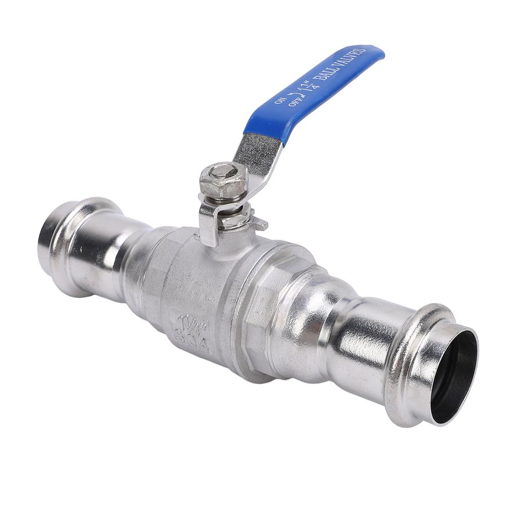Press Ball Valve 304 Stainless Steel Full Port DN32 1 1 4in Ball Valve for Industrial Applications