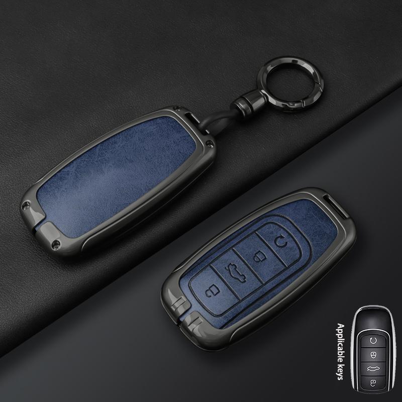

Alloy Car Key Case For Chery Omoda 5 C5 Jaecoo J7 J8 Ebro S800 S700 Tiggo 8 Pro Tiggo 8Plus New 5 Plus 7Pro Max Accessories