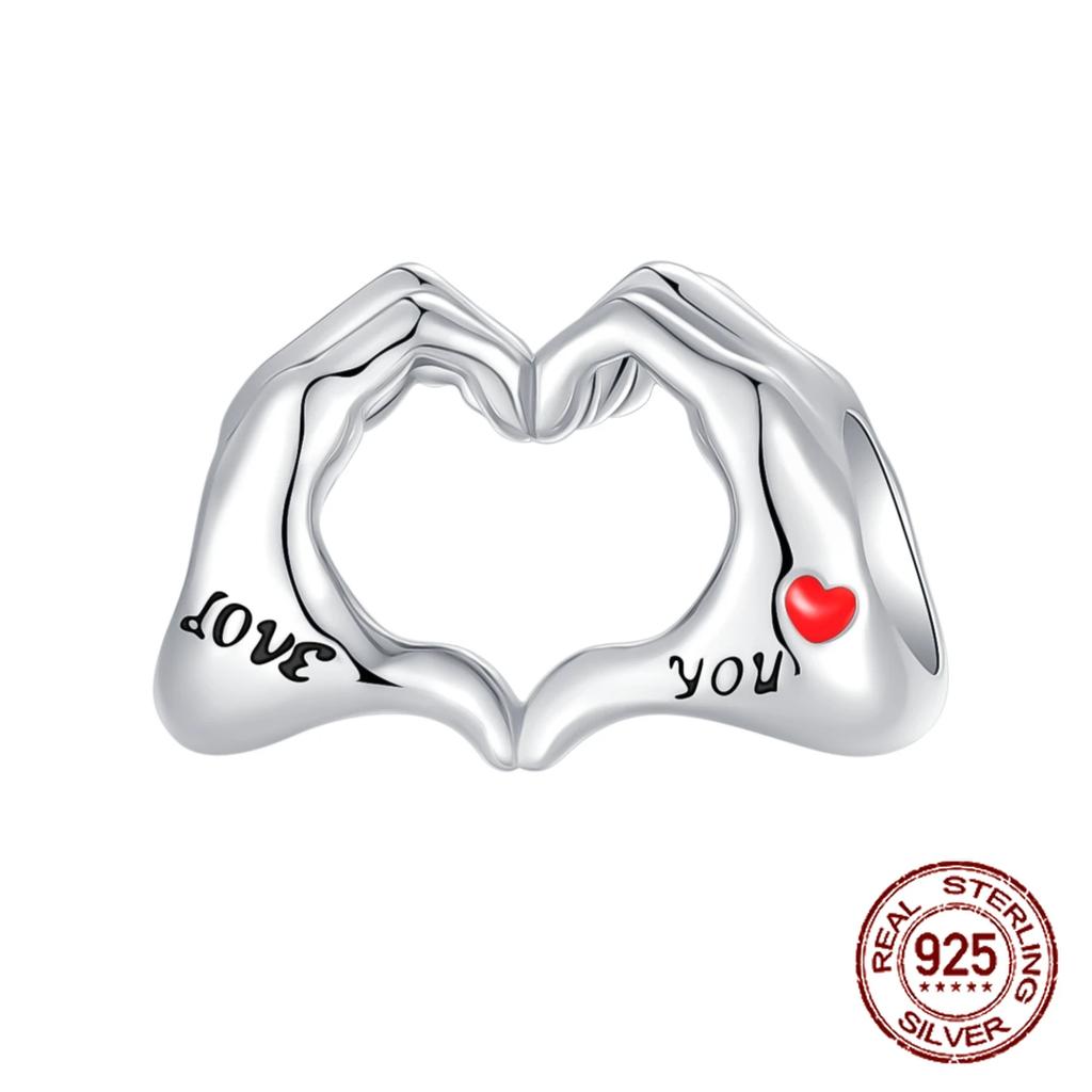 925 Silver Family Grandma Love You Mother Beads Pandent Charm Fit 4MM Hole Diameter Bracelet DIY Bead Ms Jewelry Gift